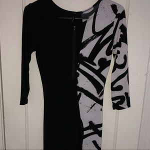 Black & white one piece jumpsuit